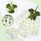 Wisteria Hanging Flowers 24 Pack Fake Flower Garland Artificial Wisteria Vines Decorations,White